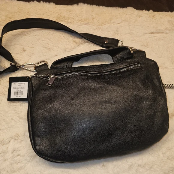 Daniella Lehavi Iconic Mia Crossbody Genuine Leather Bag - Picture 8 of 14